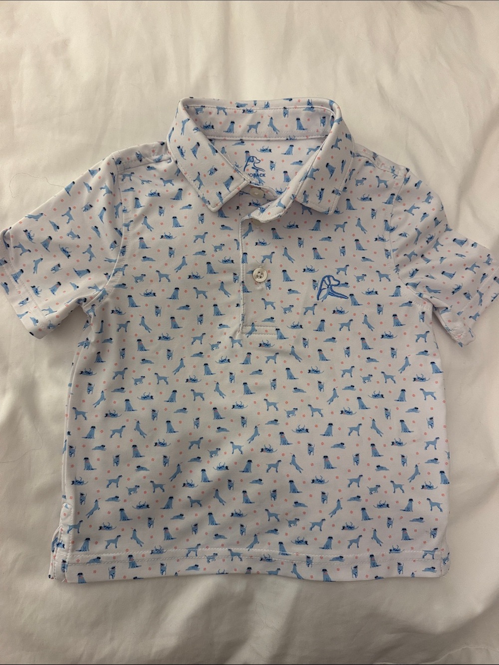 RHOBACK Toddler Polo Shirt 2T “The Lil' Beach Dog”
